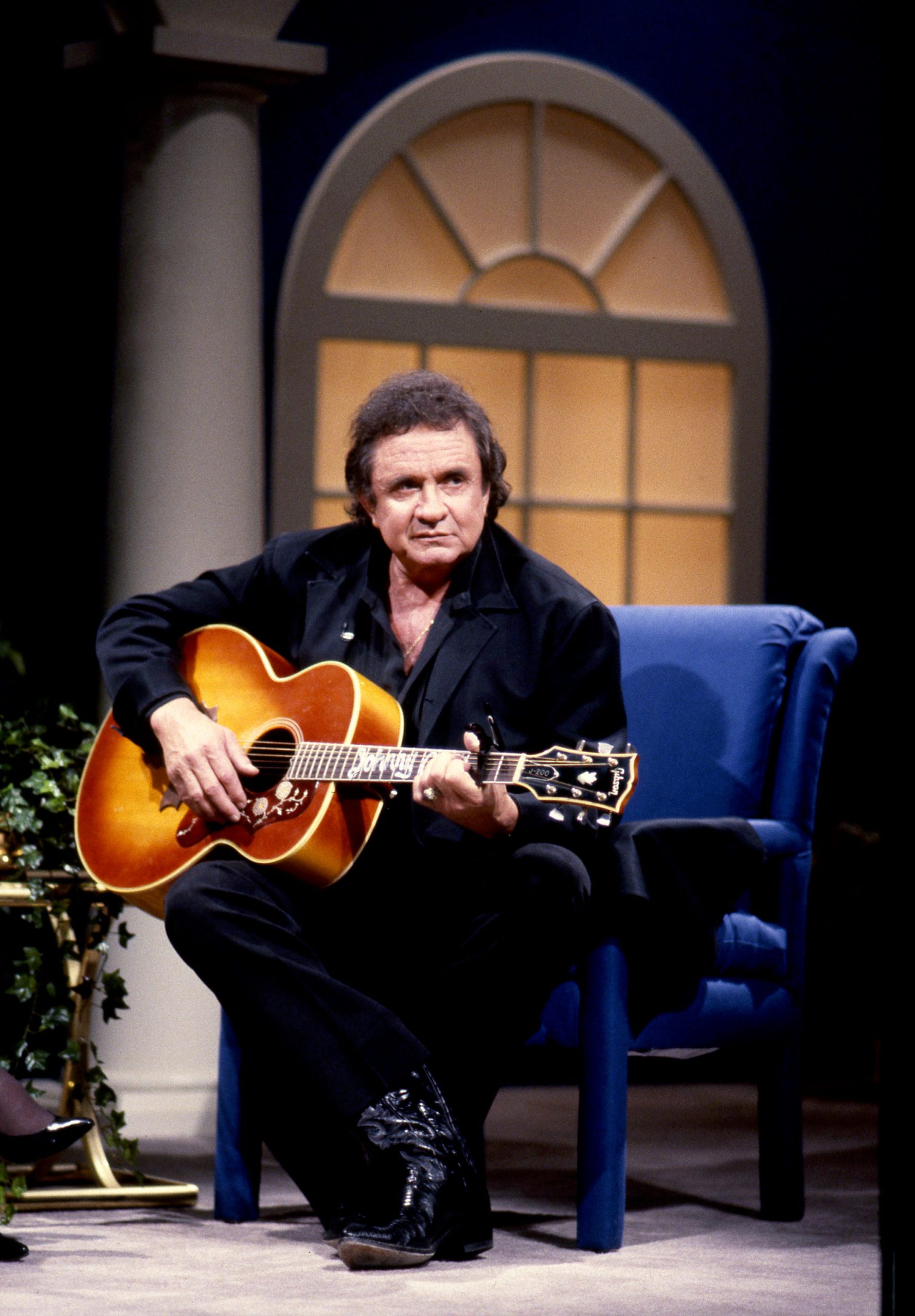 Johnny Cash was still strumming a guitar, eating bacon until his death